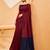 maroon cotton blend saree for women | festive traditional & party wear ethnic saree