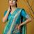 Multicolor ethnic motifs zari silk blend handloom patola saree