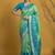Multicolor ethnic motifs zari silk blend handloom patola saree