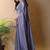 Purple silk blend saree