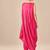 Hot pink embroidered mashroo silk kurta and pant set