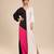 Multicolor patch mashroo silk long dress