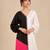 Multicolor patch mashroo silk long dress