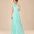 Mint green ruffle embroidered modal satin kurta set