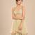 Sage green embroidered tulle modal satin kurta set