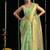 light green soft cotton blend jari border with zhallar festive wear saree