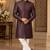 Wine indowestern sherwani ethnic wear