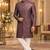 Wine indowestern sherwani ethnic wear