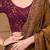 Bronze women embellished embroidered  georgette saree