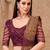 Bronze women embellished embroidered  georgette saree