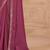 Purple ethnic motifs sequinned  georgette heavy work saree