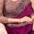 Purple embellished embroidered  georgette saree