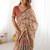 Yellow floral  cotton handloom saree