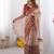 Cream floral  cotton handloom saree