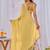 Yellow embellished embroidered  chiffon saree