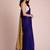 Blue  cotton khadi saree