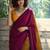 Pink  cotton khadi saree