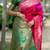 Pink ethnic motifs zari silk blend designer banarasi saree