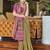 Pink ethnic motifs  cotton designer saree with blouse