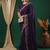 Purple embroidered saree