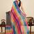 Black striped  linen saree with blouse