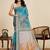 Teal kalamkari printed zari  linen saree with unstiched blouse piece