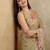 Olive floral aari work printed poly chiffon saree