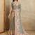 Grey floral printed saree