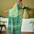 Green floral ready to wear saree