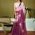 Mauve ready to wear saree