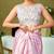 Mauve ready to wear saree