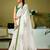 Off white floral ready to wear saree