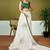 Off white floral ready to wear saree
