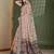 Brown kalamkari aari work  cotton saree