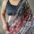 Pink kalamkari printed saree