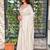 Off white floral embroidered designer tussar saree