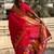 Pink woven design zari silk blend paithani saree