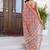 Red paisley zari ready to wear saree