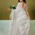 Off white ethnic motifs  linen ready to wear tussar saree