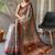 Grey kalamkari printed saree