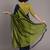 Navy blue khadi saree