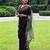Brown khadi saree