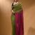 Olive khadi saree