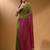 Olive khadi saree