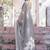 Grey ethnic motifs printed zari  cotton saree