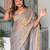 Multicolor sequinned tissue saree
