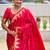 Pink ethnic motifs woven design paithani saree