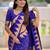 Blue ethnic motif ethnic motif zari kanjivaram paithani saree