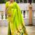 Green kanjivaram paithani saree