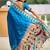 Blue floral woven design paithani sarees